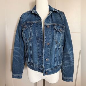 American Eagle Denim Jacket XS NWT Classic Medium Wash Jean Jacket